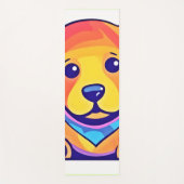 Rainbow Puppy-Liebe Yogamatte (Vorderseite)