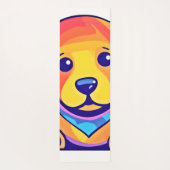 Rainbow Puppy-Liebe Yogamatte (Rückseite)