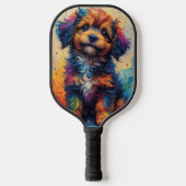 Rainbow Puppy Pickleball Schläger (Vorderseite)