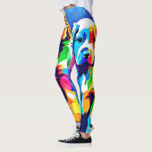Rainbow Pups: Spielendes Duo Leggings (Links)