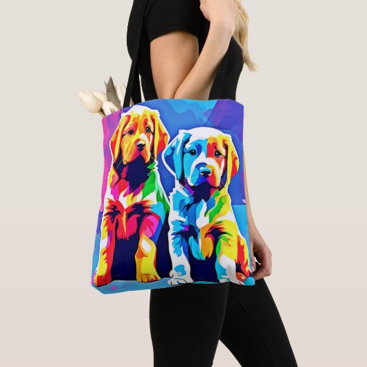 Rainbow Pups: Spielendes Duo Tasche (Von Nahem)