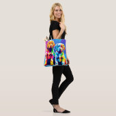 Rainbow Pups: Spielendes Duo Tasche (Am Model)