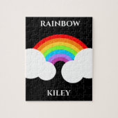 Rainbow Puzzle mit Kindernamen. (Vertikal)