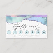 *~* Rainbow QR LOGO Rewards Danke Loyalty Card Treuekarte (Vorderseite)