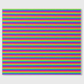 Rainbow-Quadrate Geschenkpapier (Flach)