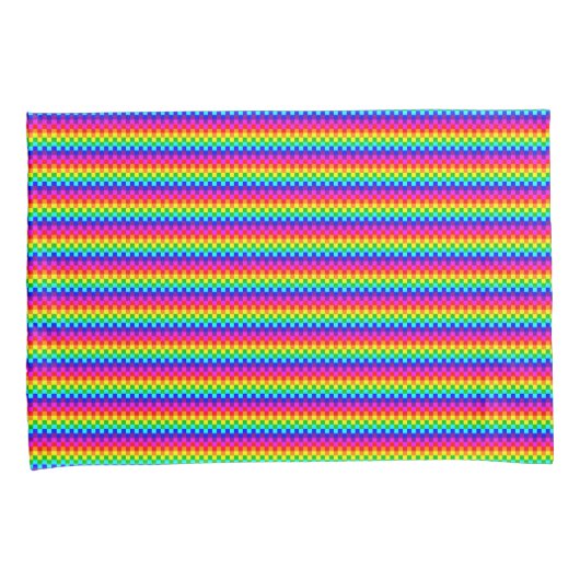 Rainbow-Quadrate Kissenbezug (Vorderseite-Rechts)