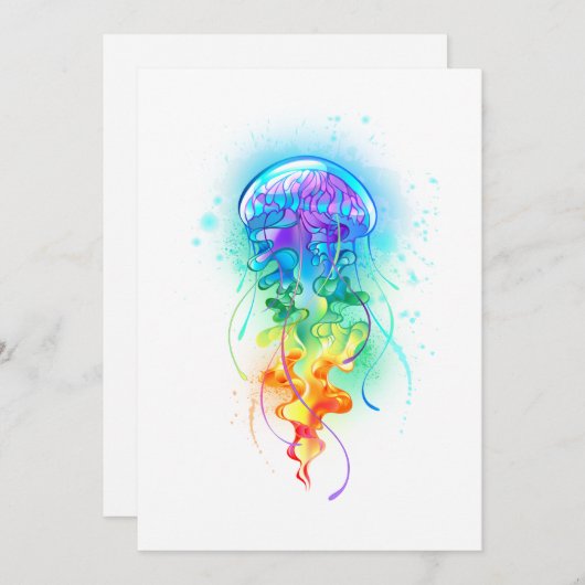 Rainbow-Qualle Ankündigung (Vorne/Hinten)