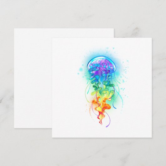 Rainbow-Qualle Ankündigung (Vorne/Hinten)