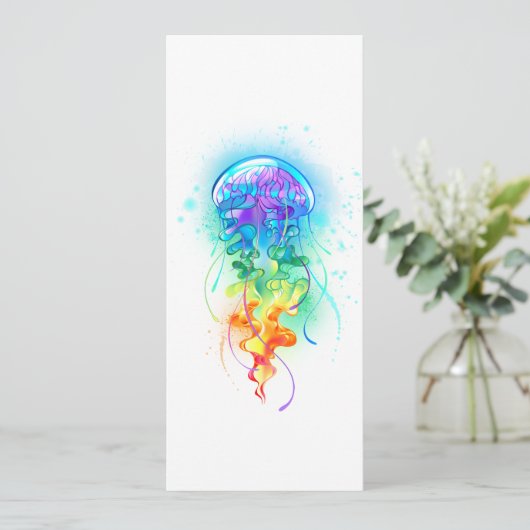 Rainbow-Qualle Ankündigung (Stehend Vorderseite)