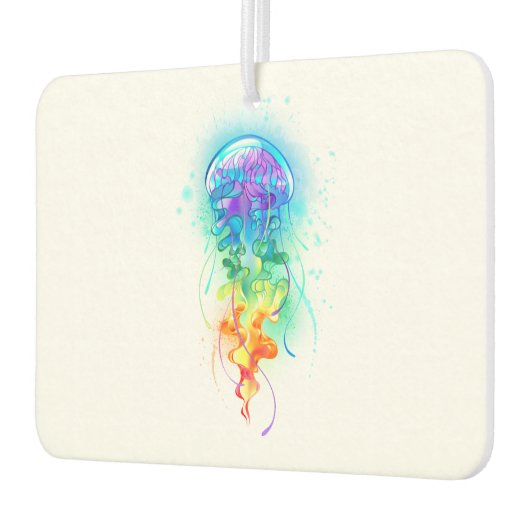 Rainbow-Qualle Autolufterfrischer (Links)