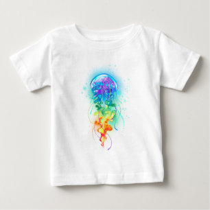 Rainbow-Qualle Baby T-shirt