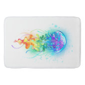 Rainbow-Qualle Badematte (Vorderseite)