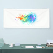 Rainbow-Qualle Banner (Messe)