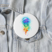 Rainbow-Qualle Button (Beispiel)