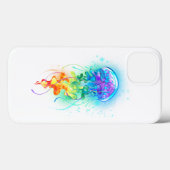 Rainbow-Qualle Case-Mate iPhone Hülle (Rückseite (Horizontal))