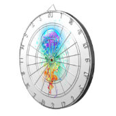Rainbow-Qualle Dartscheibe (Vorderseite rechts)