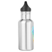Rainbow-Qualle Edelstahlflasche (Links)