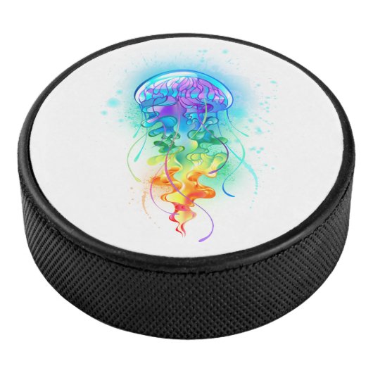 Rainbow-Qualle Eishockey Puck (3/4)