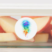 Rainbow-Qualle Etiketten (Befestigt)