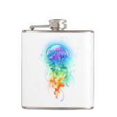 Rainbow-Qualle Flachmann (Vorderseite)