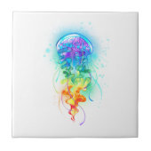 Rainbow-Qualle Fliese (Vorderseite)