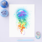Rainbow-Qualle Flyer (Einzeln)