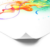 Rainbow-Qualle Fotodruck (Ecke)