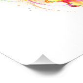 Rainbow-Qualle Fotodruck (Ecke)