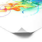 Rainbow-Qualle Fotodruck (Ecke)