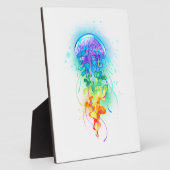 Rainbow-Qualle Fotoplatte (Seite)