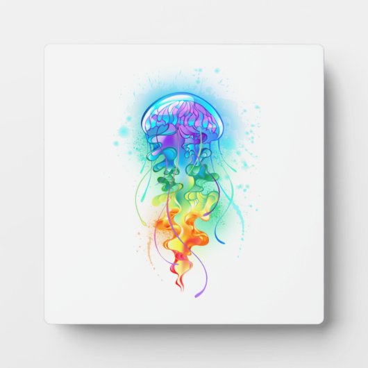 Rainbow-Qualle Fotoplatte (Vorderseite)