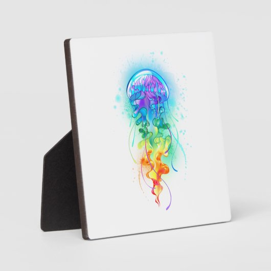 Rainbow-Qualle Fotoplatte (Vorderseite)