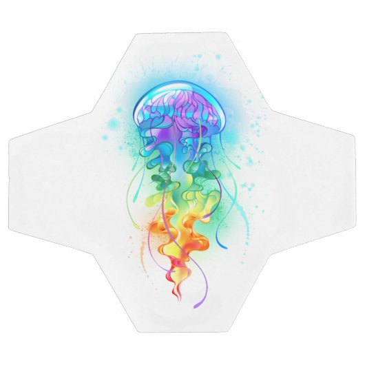 Rainbow-Qualle Fußball (Flach)