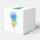 Rainbow-Qualle Geschenkschachtel (Rückseite)