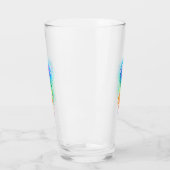 Rainbow-Qualle Glas (Links)