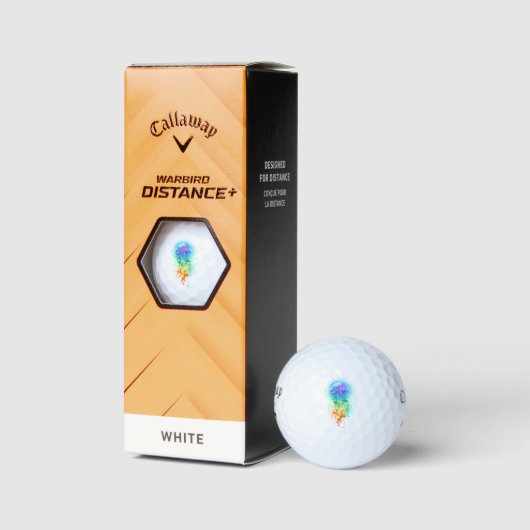Rainbow-Qualle Golfball (Verpackungen)