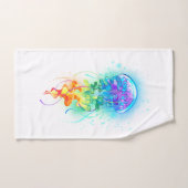 Rainbow-Qualle Handtuch (Handtuch)