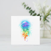 Rainbow-Qualle Hinweiskarte (Stehend Vorderseite)