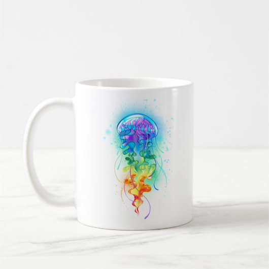 Rainbow-Qualle Kaffeetasse (Links)