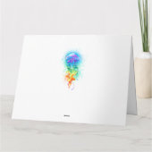 Rainbow-Qualle Karte (Rückseite)