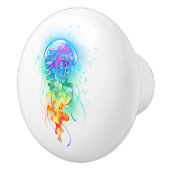 Rainbow-Qualle Keramikknauf (Rechts)