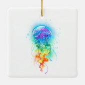 Rainbow-Qualle Keramikornament (Rückseite)
