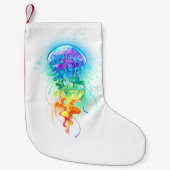 Rainbow-Qualle Kleiner Weihnachtsstrumpf (Vorderseite)