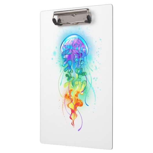 Rainbow-Qualle Klemmbrett (Links)