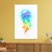 Rainbow-Qualle Leinwanddruck (Insitu (Wohnzimmer))