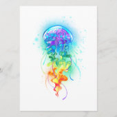 Rainbow-Qualle Menükarte (Vorderseite)