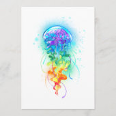 Rainbow-Qualle Menükarte (Vorderseite)