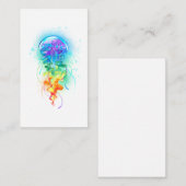 Rainbow-Qualle Mitteilungskarte (Vorne/Hinten)