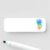 Rainbow-Qualle Namensschild (Beispiel)