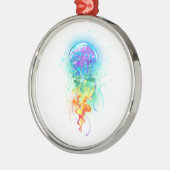 Rainbow-Qualle Ornament Aus Metall (Links)